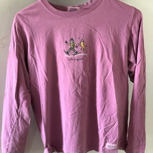Women’s life is good long sleeve tee